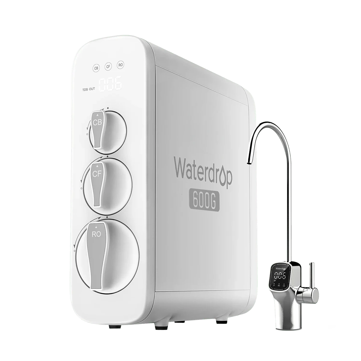 Waterdrop G3P600 — bezzbiornikowy filtr wody pod zlew z odwróconą osmozą (RO)